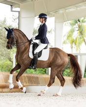 Charger l'image dans la galerie, Tapis de selle Square Dressage en suédine blanc