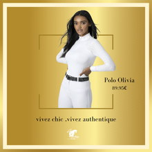 Charger l'image dans la galerie, Polo Olivia blanc