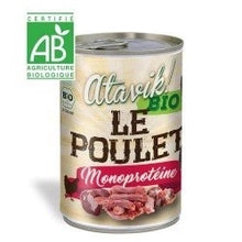 Charger l'image dans la galerie, Pâtée pour chien ATAVIK - Le Poulet Bio (*) - Monoprotéine - Plu'to Chic