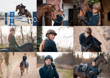 Charger l'image dans la galerie, CASQUE EPONA CUIR MARINE - Plu'to Chic