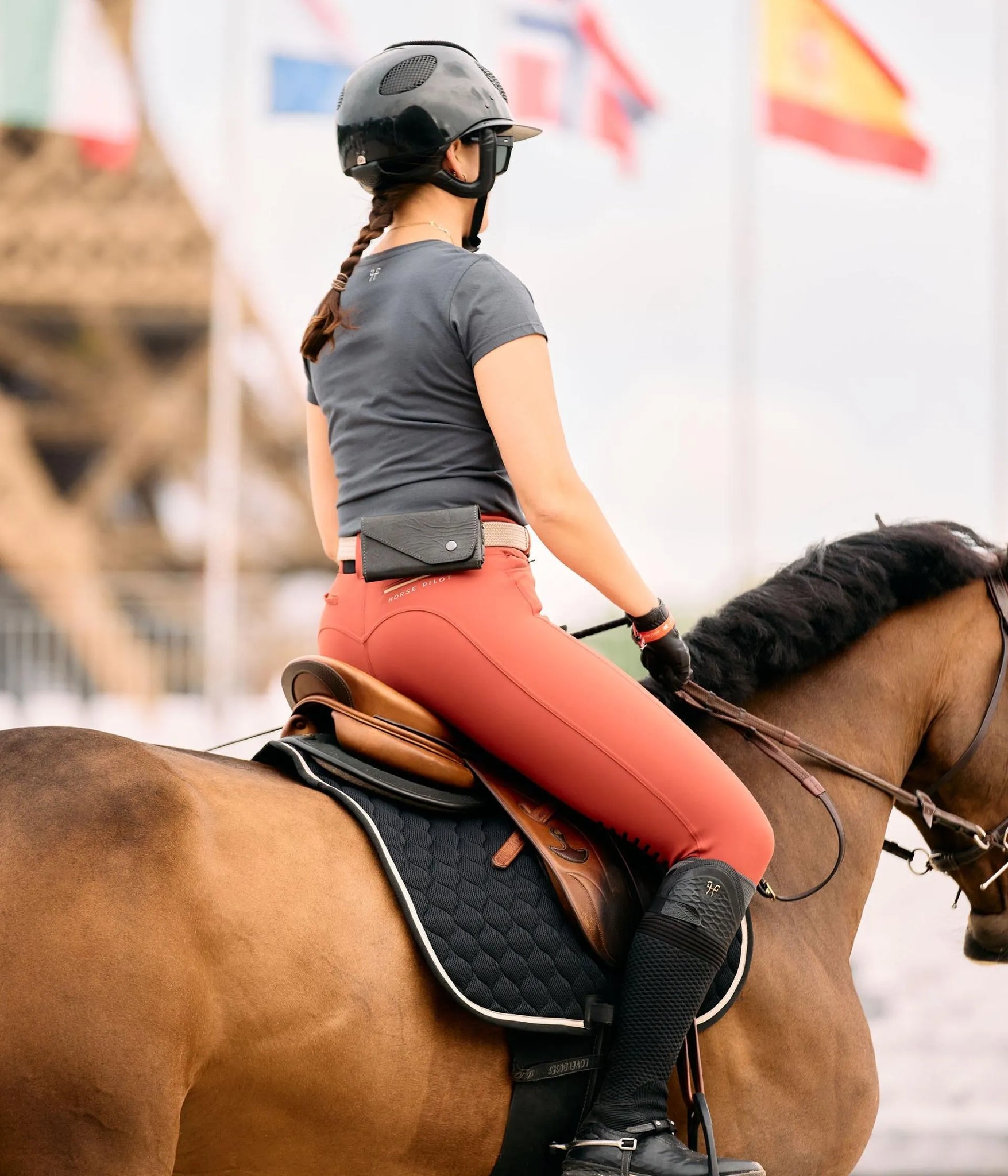 Horse Pilot - Pantalon d'équitation femme X-Design noir
