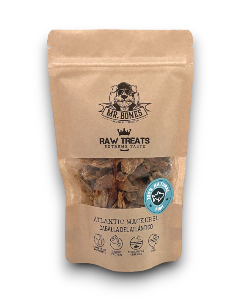 Raw Treats Atlantic Mackerel — Snack naturel pour chiens