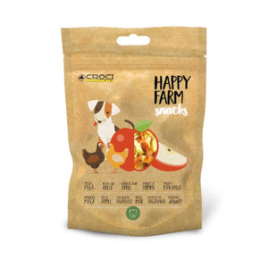Snack pour chien - Poulet et pommes Happy Farm - Crosses